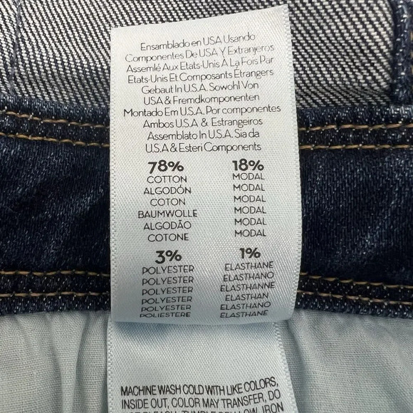 Mother The Tie Back Hustler Ankle Fray Jumpsuit in Pardon My French Denim 30 - Picture 15 of 16